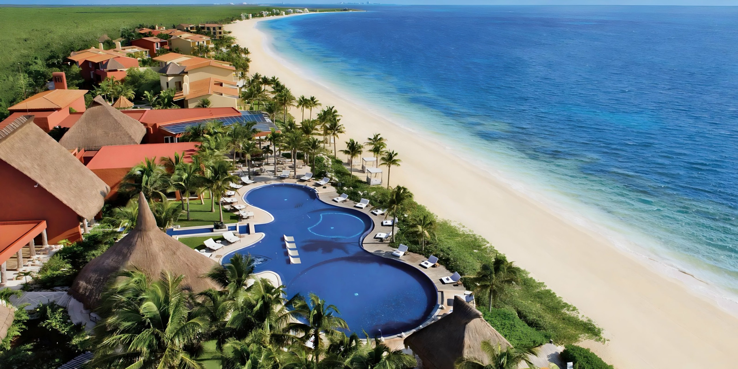 Zoetry Paraiso de la Bonita Riviera Maya boutique luxury all-inclusive resort with oceanfront suites, world-class spa, and secluded beach setting.